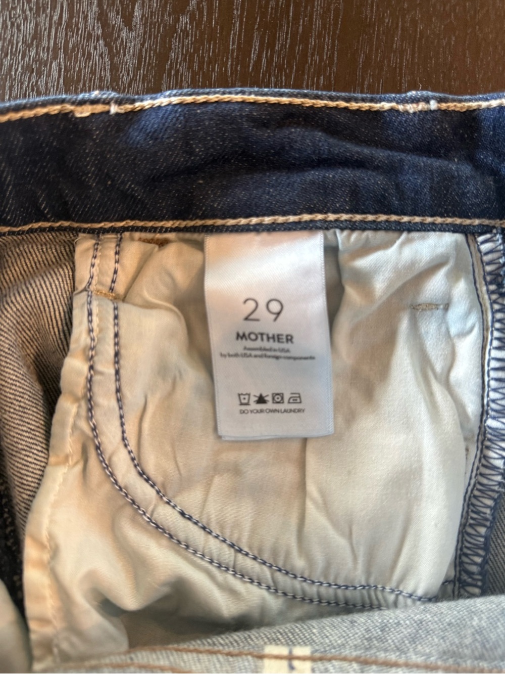 Mother The Hustler Roller Sneak Cuff Wide Leg ~ Size 29 NWT - Picture 6 of 7